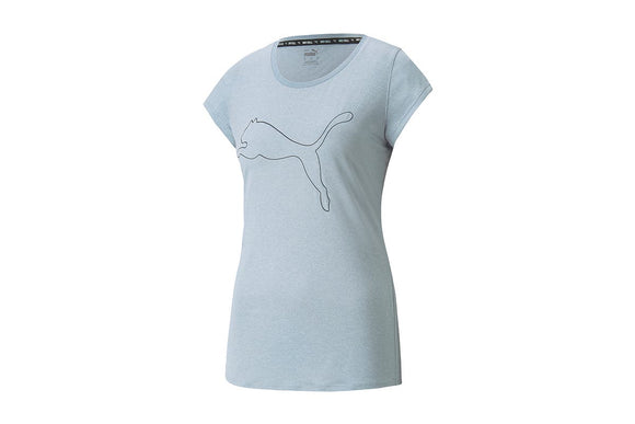 NNEKG Womens Performance Heather Cat Tee (Blue Fog Heather Size XL)