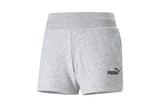 NNEKG Womens ESS 4 Sweat Shorts (Light Gray Heather Size XS)