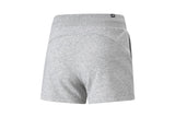 NNEKG Womens ESS 4 Sweat Shorts (Light Gray Heather Size M)