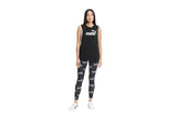 NNEKG Womens ESS Cut Off Logo Tank (Black Size S)