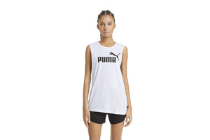 NNEKG Womens ESS Cut Off Logo Tank (White Size XL)