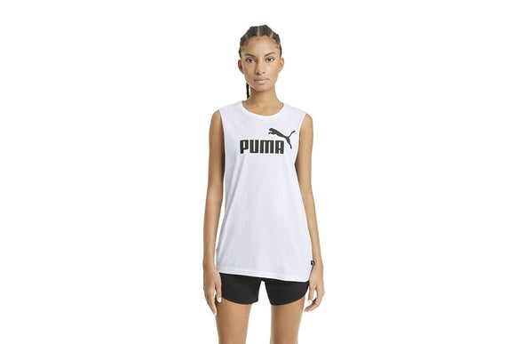NNEKG Womens ESS Cut Off Logo Tank (White Size XL)