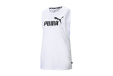NNEKG Womens ESS Cut Off Logo Tank (White Size M)