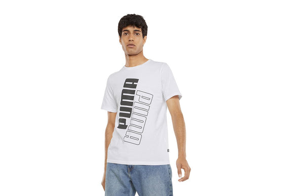 NNEKG Mens Power Logo Tee (White Size L)