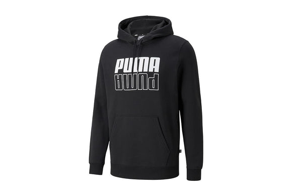 NNEKG Mens Power Logo Fleece Hoodie (Black Size L)