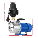 NNEDSZ 2300W High Pressure Garden Jet Water Pump with Auto Controller