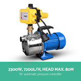 NNEDSZ 2300W High Pressure Garden Jet Water Pump with Auto Controller