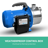 NNEDSZ 2300W High Pressure Garden Jet Water Pump with Auto Controller