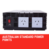 NNEMB Pure Sine Wave 2500W/5000W 12V/240V Power Inverter Caravan Boat CarPlug