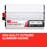 NNEMB Pure Sine Wave 2500W/5000W 12V/240V Power Inverter Caravan Boat CarPlug
