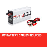 NNEMB 600W/1200W Pure Sine Wave 12V/240V Power Inverter Car Plug Caravan Boat