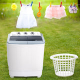 NNEDSZ 5KG Mini Portable Washing Machine - White