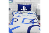 NNEKG Playstation Blue Kids Single Reversible Quilt Cover Set