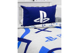 NNEKG Playstation Blue Kids Single Reversible Quilt Cover Set