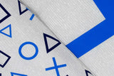 NNEKG Playstation Blue Kids Single Reversible Quilt Cover Set