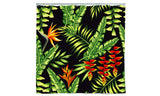 NNEDPE Polyester Waterproof Bathroom Shower Curtain Palm 180x200cm