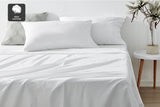NNEKG Aesop Stone Wash 100% Cotton Sheet Set (White Double)