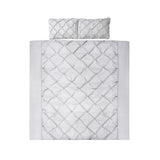 NNEDSZ Bedding Queen Size Quilt Cover Set - Grey