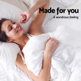 NNEDSZ Bedding Super King Classic Quilt Cover Set - White
