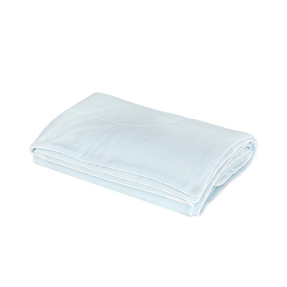 NNEDSZ Cooling Quilt Summer Blanket Comforter Blue Double
