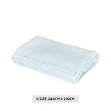 NNEDSZ Cooling Quilt Summer Comforter Blanket Blue King