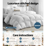 NNEDSZ Bedding Super King Size Duck Down Quilt