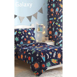 NNEKG Ramesses 3 Piece Kids Glow in the Dark Bedroom Set Galaxy