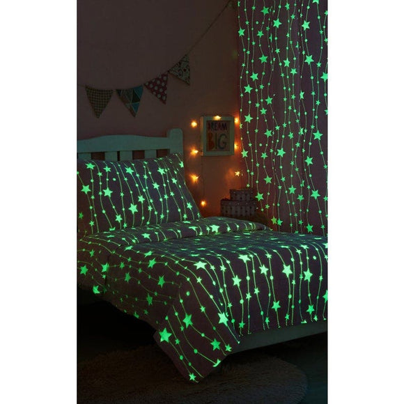 NNEKG Ramesses 3 Piece Kids Glow in the Dark Bedroom Set Star