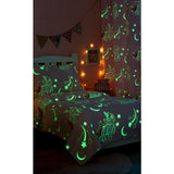 NNEKG Ramesses 3 Piece Kids Glow in the Dark Bedroom Set Unicorn
