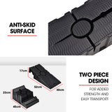 NNEMB 2 x 2.5T Heavy Duty Car Service Ramps Auto Vehicle Trailer 4WD