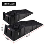 NNEMB 2 x 2.5T Heavy Duty Car Service Ramps Auto Vehicle Trailer 4WD