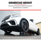 NNEMB 2 x 2.5T Heavy Duty Car Service Ramps Auto Vehicle Trailer 4WD