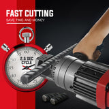 NNEMB Hydraulic Portable Electric Rebar Cutter 16mm 850W-RB16H