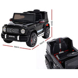 NNEDSZ -Kids Ride On Car Electric AMG G63 Licensed Remote Cars 12V Black