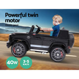 NNEDSZ -Kids Ride On Car Electric AMG G63 Licensed Remote Cars 12V Black