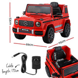 NNEDSZ Kids Ride On Car Electric Mercedes-Benz Licensed Toys 12V Battery Red Cars AMG63