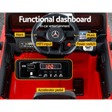 NNEDSZ Kids Ride On Car Electric Mercedes-Benz Licensed Toys 12V Battery Red Cars AMG63