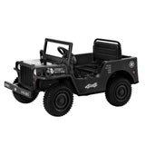 NNEDSZ Rigo Kids Ride On Car Off Road Military Toy Cars 12V Black