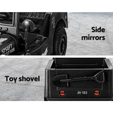 NNEDSZ Rigo Kids Ride On Car Off Road Military Toy Cars 12V Black
