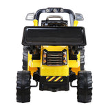 NNEDSZ Kids Ride On Bulldozer Digger Electric Car Yellow