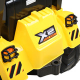 NNEDSZ Kids Ride On Bulldozer Digger Electric Car Yellow