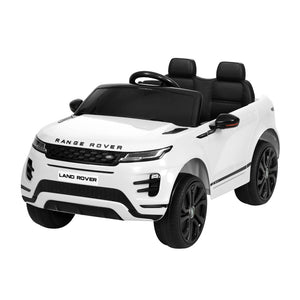 NNEDSZ  Car Licensed Land Rover 12V Electric Car Toys Battery Remote White