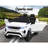 NNEDSZ  Car Licensed Land Rover 12V Electric Car Toys Battery Remote White