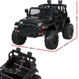 NNEDSZ Kids Ride On Car Electric 12V Car Toys Jeep Battery Remote Control Black