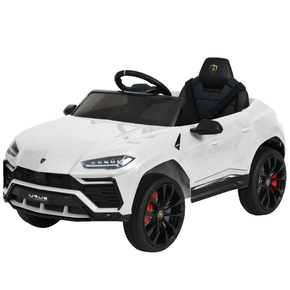NNEDSZ 12V Electric  Toy Car Licensed Lamborghini URUS Remote Control White
