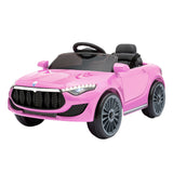 NNEDSZ Kids Ride On Car Battery Electric Toy Remote Control Pink Cars Dual Motor