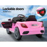 NNEDSZ Kids Ride On Car Battery Electric Toy Remote Control Pink Cars Dual Motor