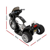 NNEDSZ Kids Ride On Motorbike Motorcycle Toys Black White