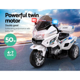 NNEDSZ Kids Ride On Motorbike Motorcycle Car White