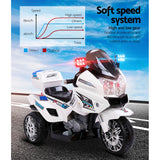 NNEDSZ Kids Ride On Motorbike Motorcycle Car White